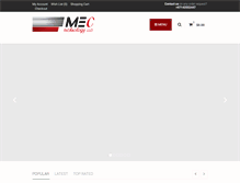Tablet Screenshot of mecdubai.com